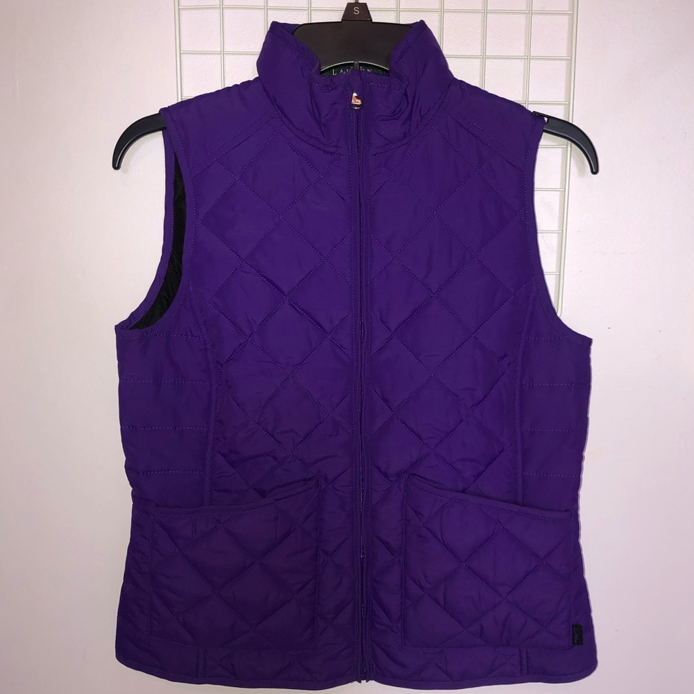 Ralph Lauren royal purple vest